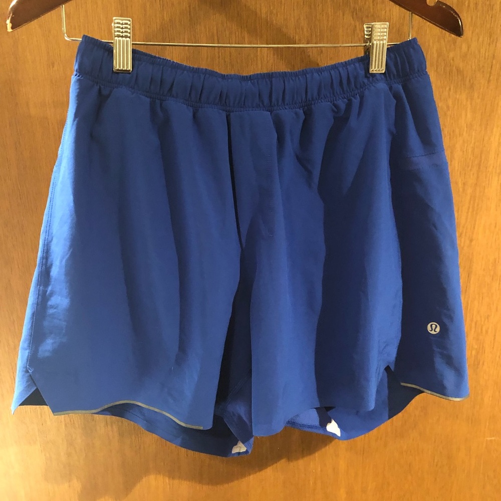 Lululemon Men’s Surge Shorts Blue 5” M w/Liner